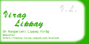 virag lippay business card