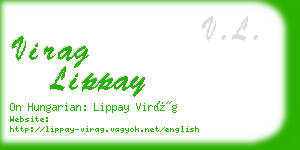 virag lippay business card